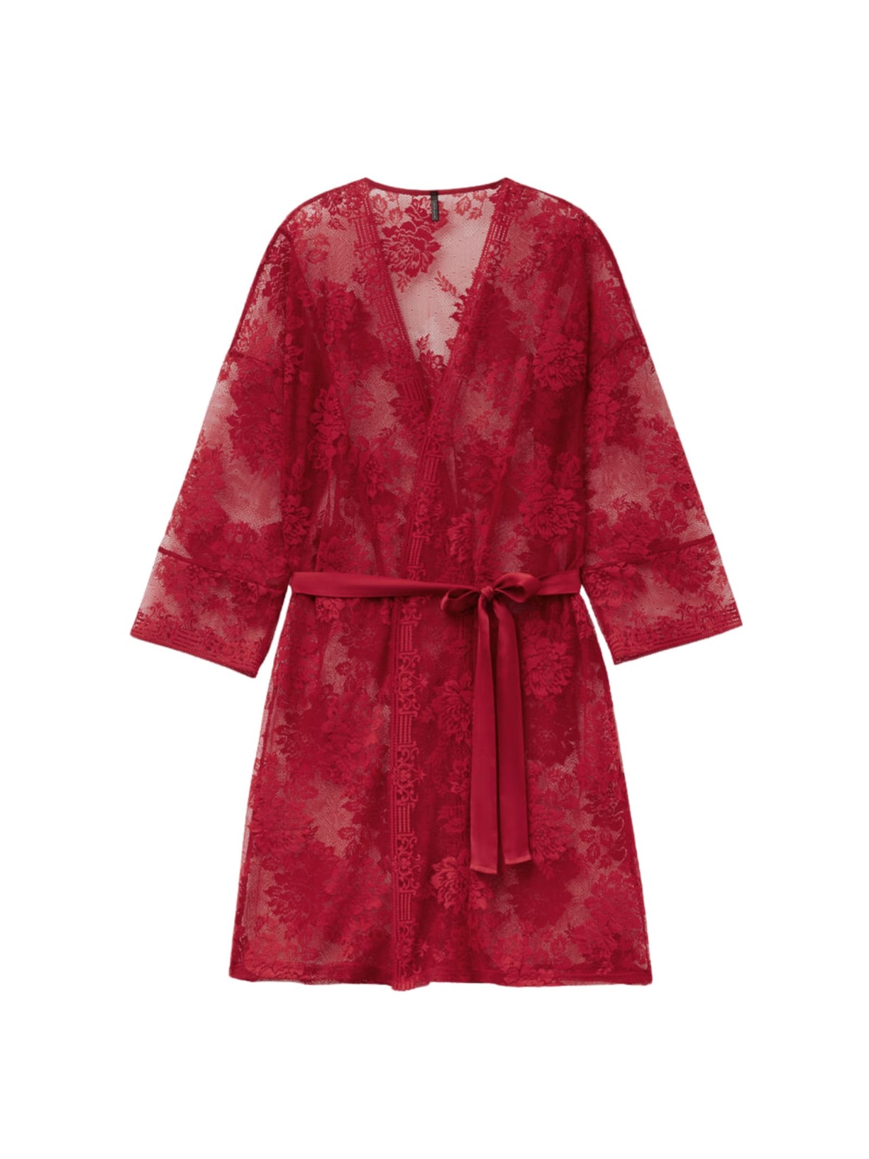 Robe Em Renda La Femme Fatale - Vermelho