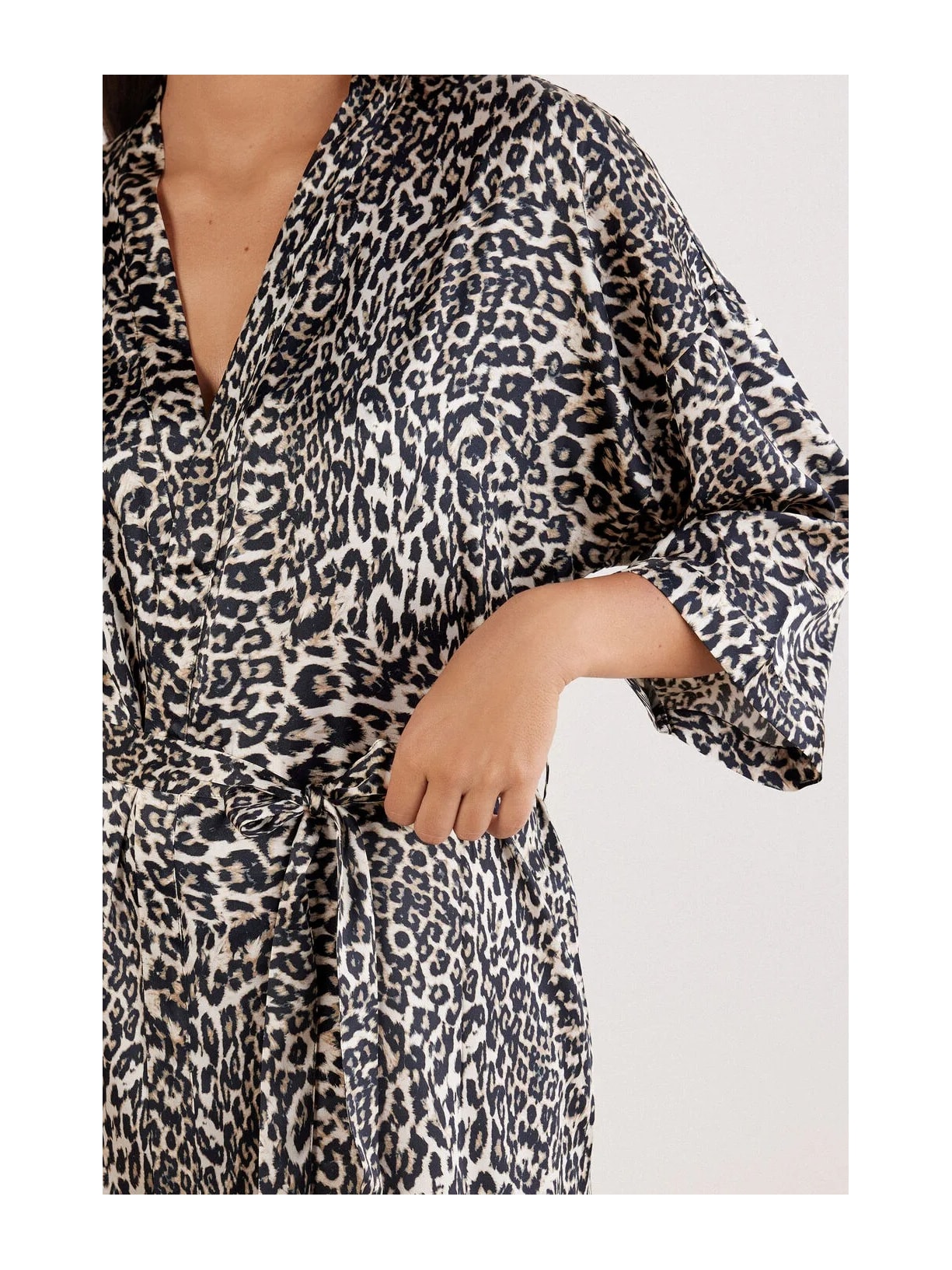 Robe Em Seda a Moment Of Glamour Marrom Intimissimi