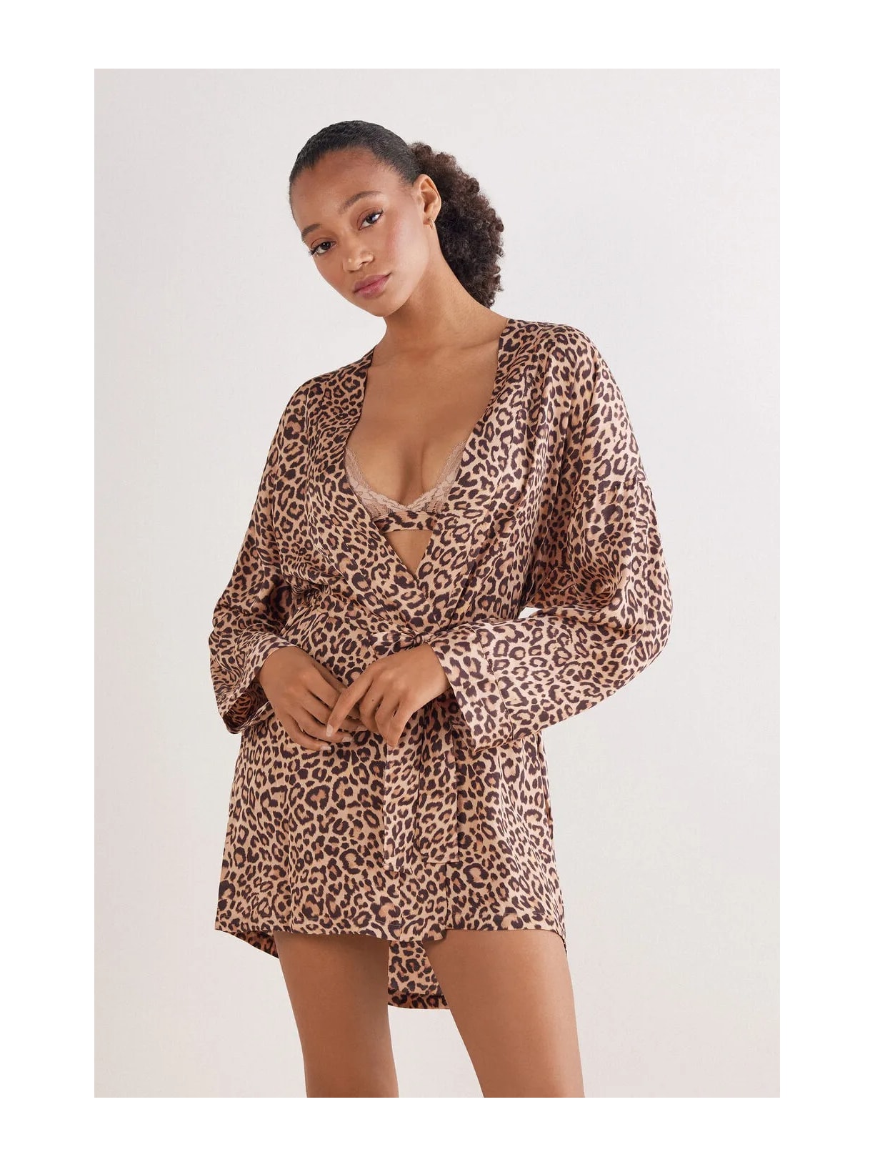 Robe Em Viscose Pretty Savage Marrom Intimissimi