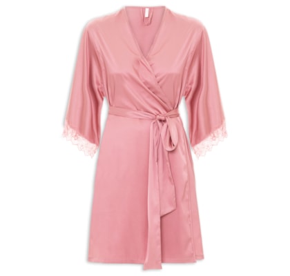 Robe Feminino MM Cetim Gabriela - Rosa