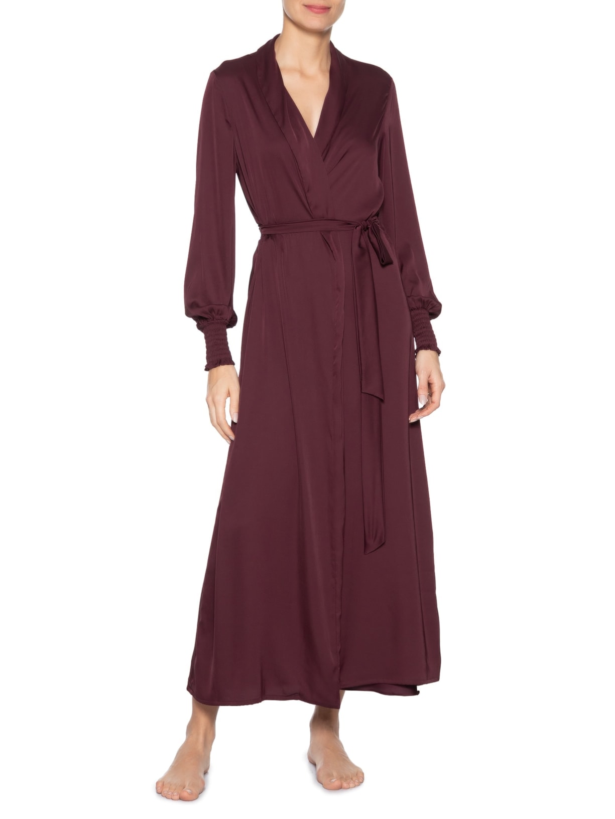 Robe Midi Vinho Valisere