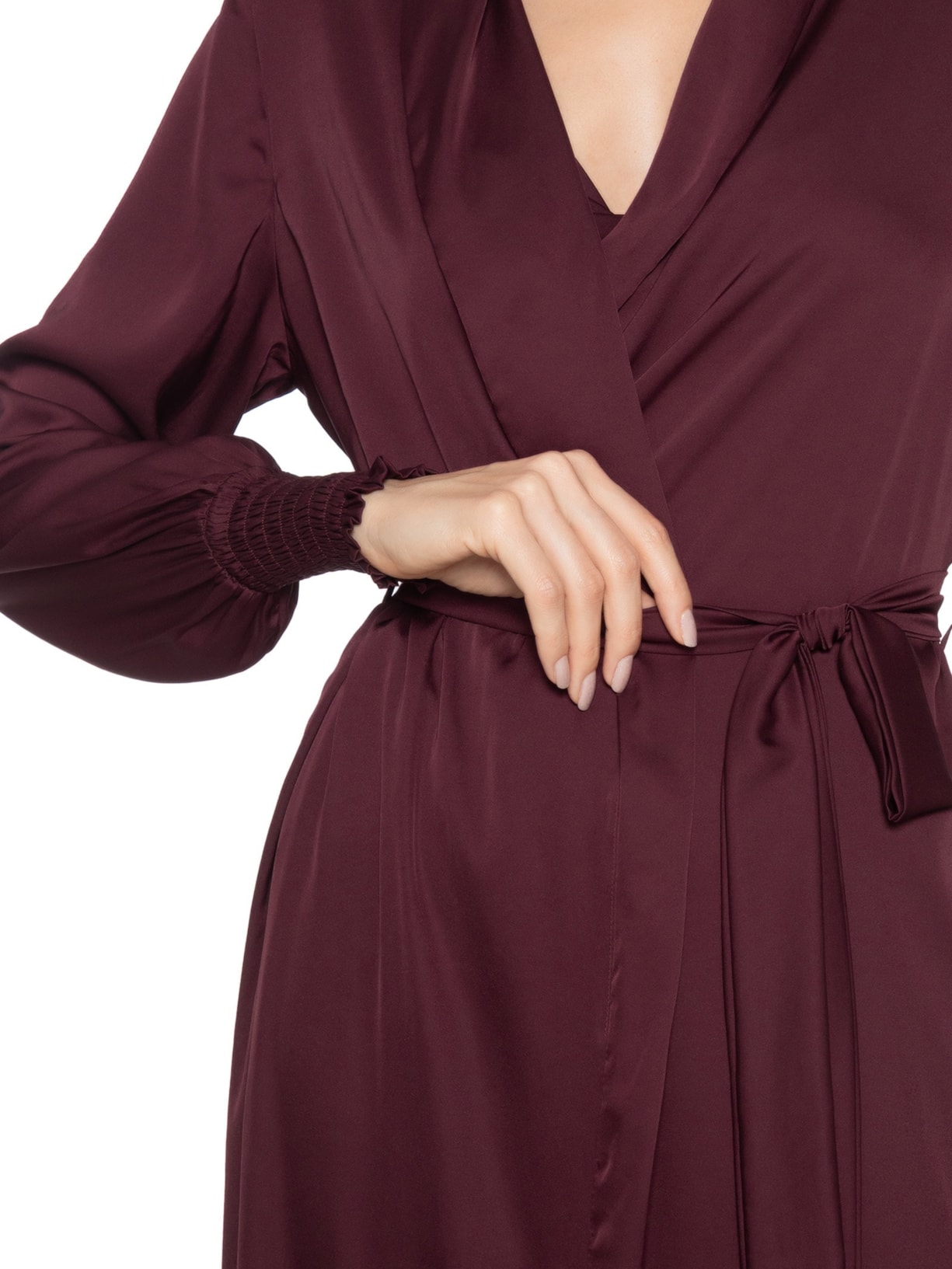Robe Midi Vinho Valisere