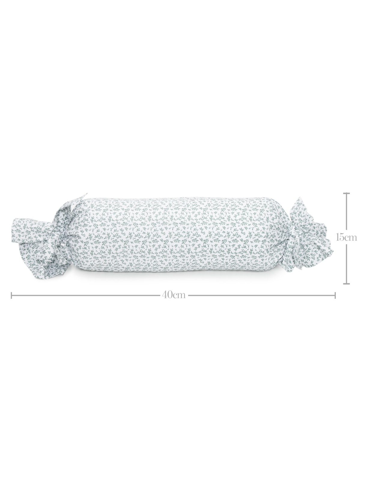 Rolo Para Cama Empório Petit Fleur Verde Blue Gardenia