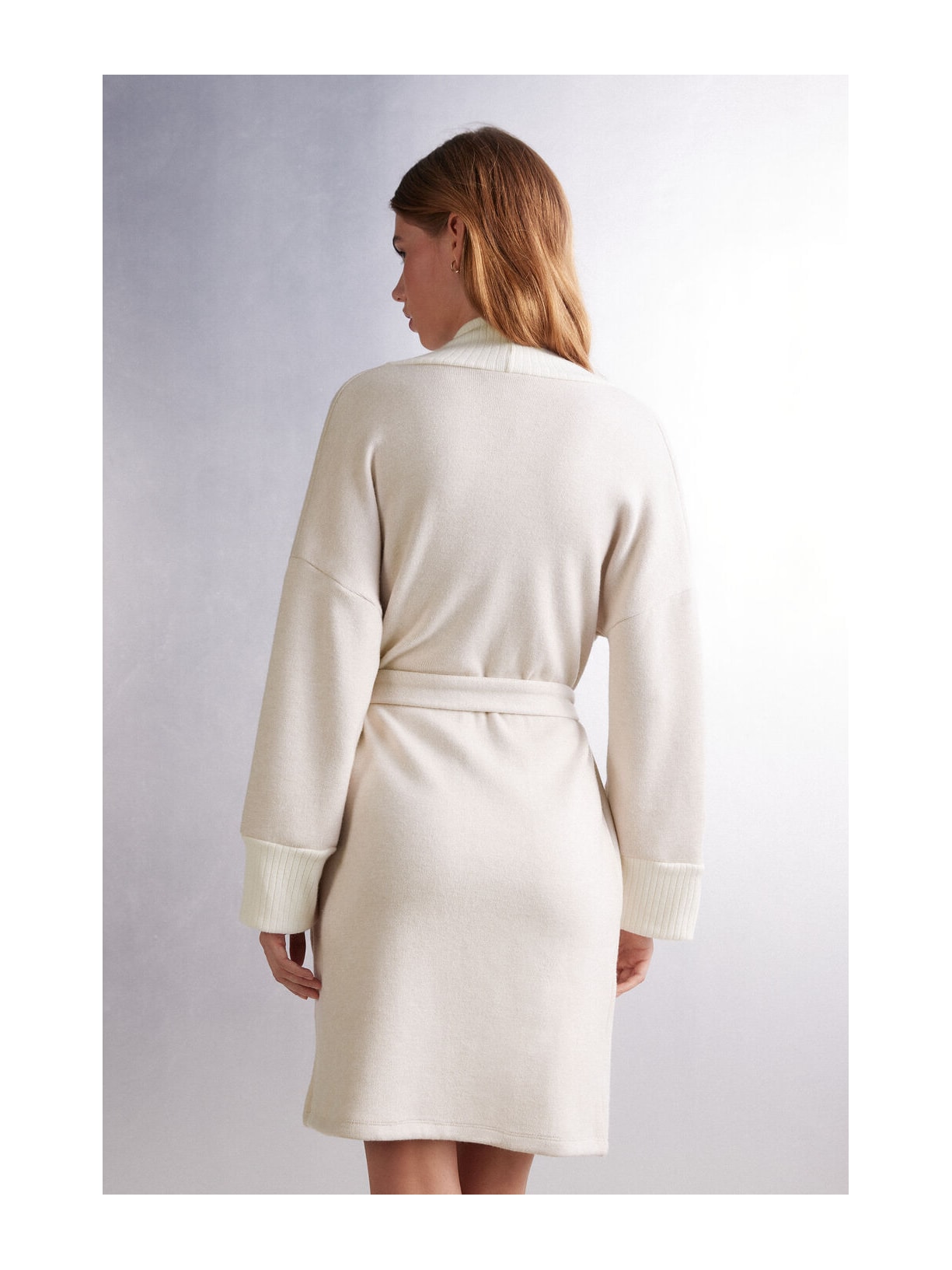 Roupão Em Malha Winter Wonderland Off-White Intimissimi