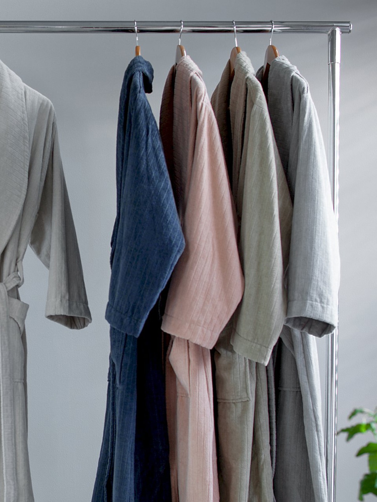 Roupão Stripes M Rosa Buddemeyer