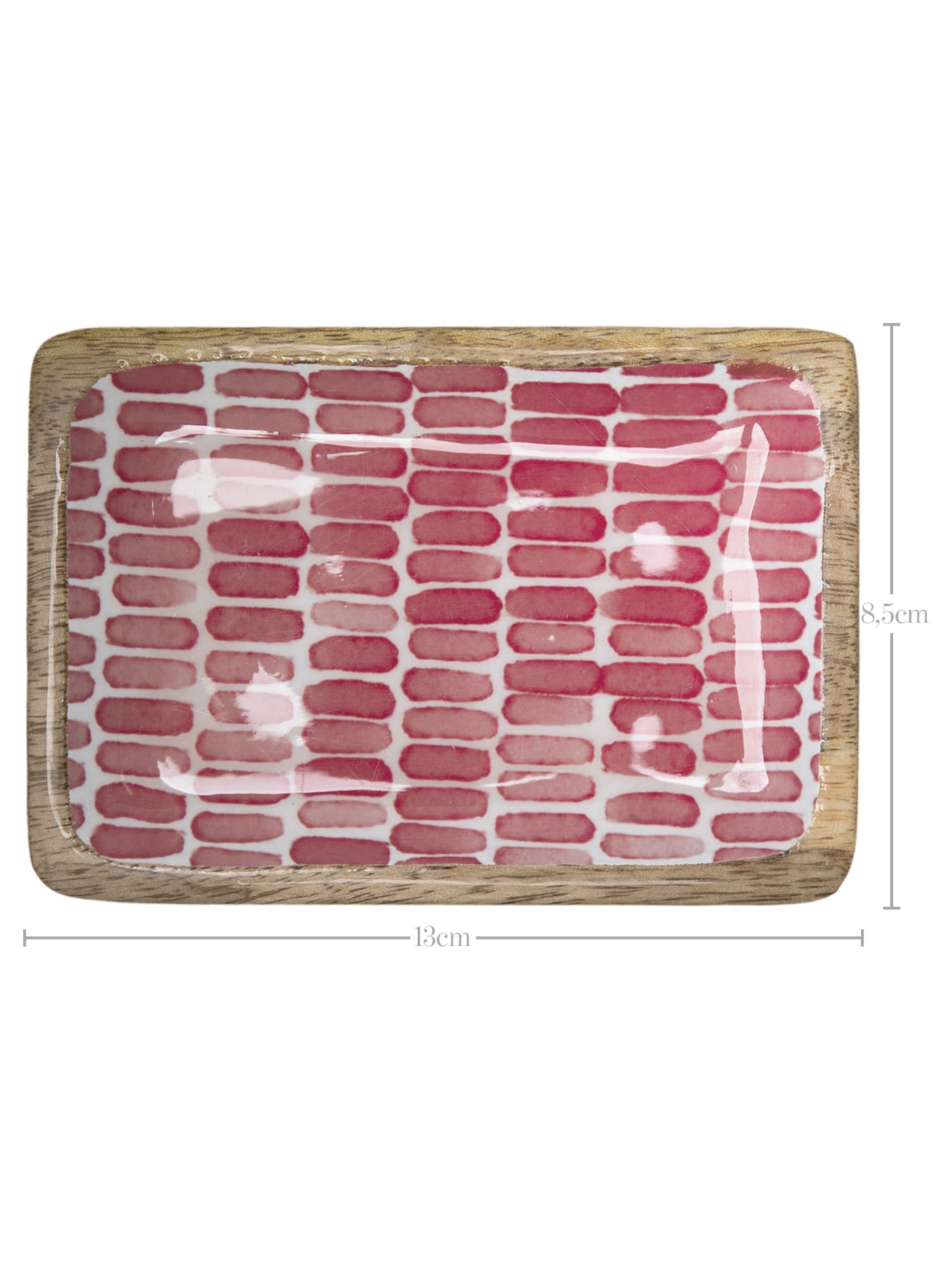 Saboneteira Wood Vermelho Le Lis Casa