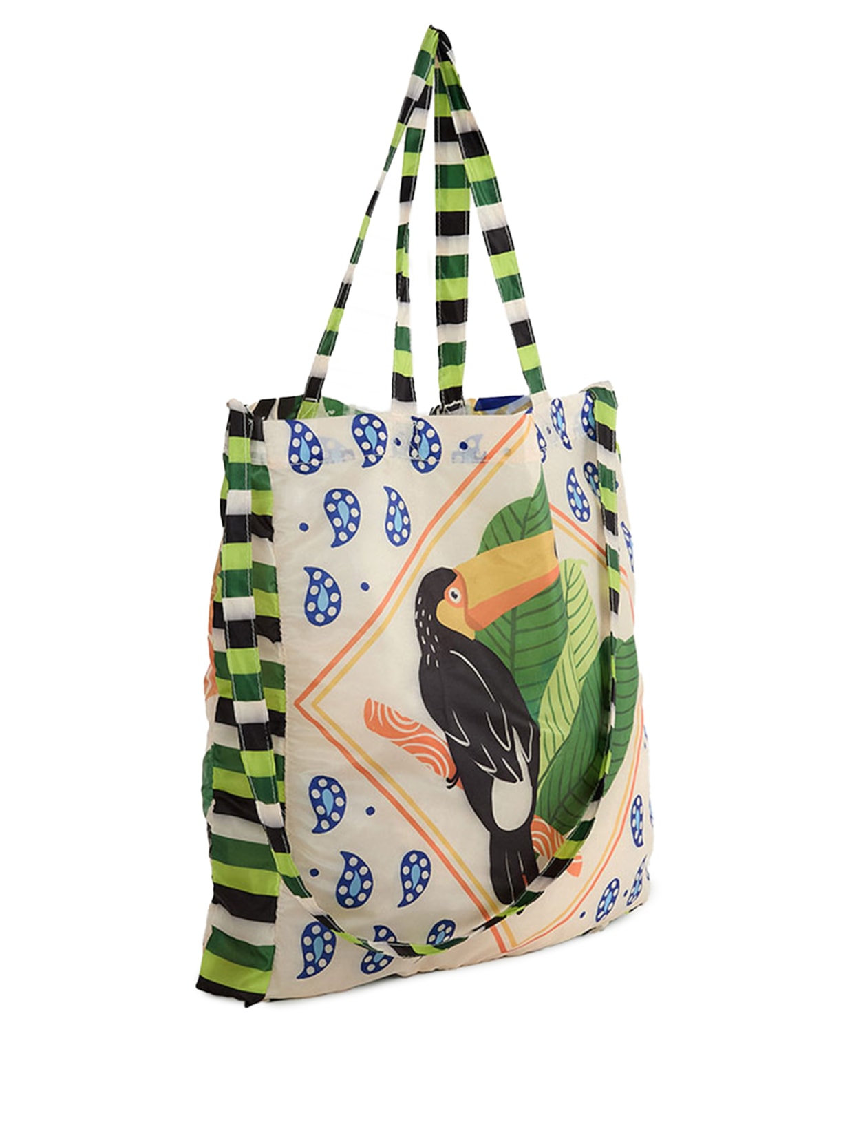 Sacolinha Feminina Me Leva Bossa Tucano Lenco Branco Farm Etc