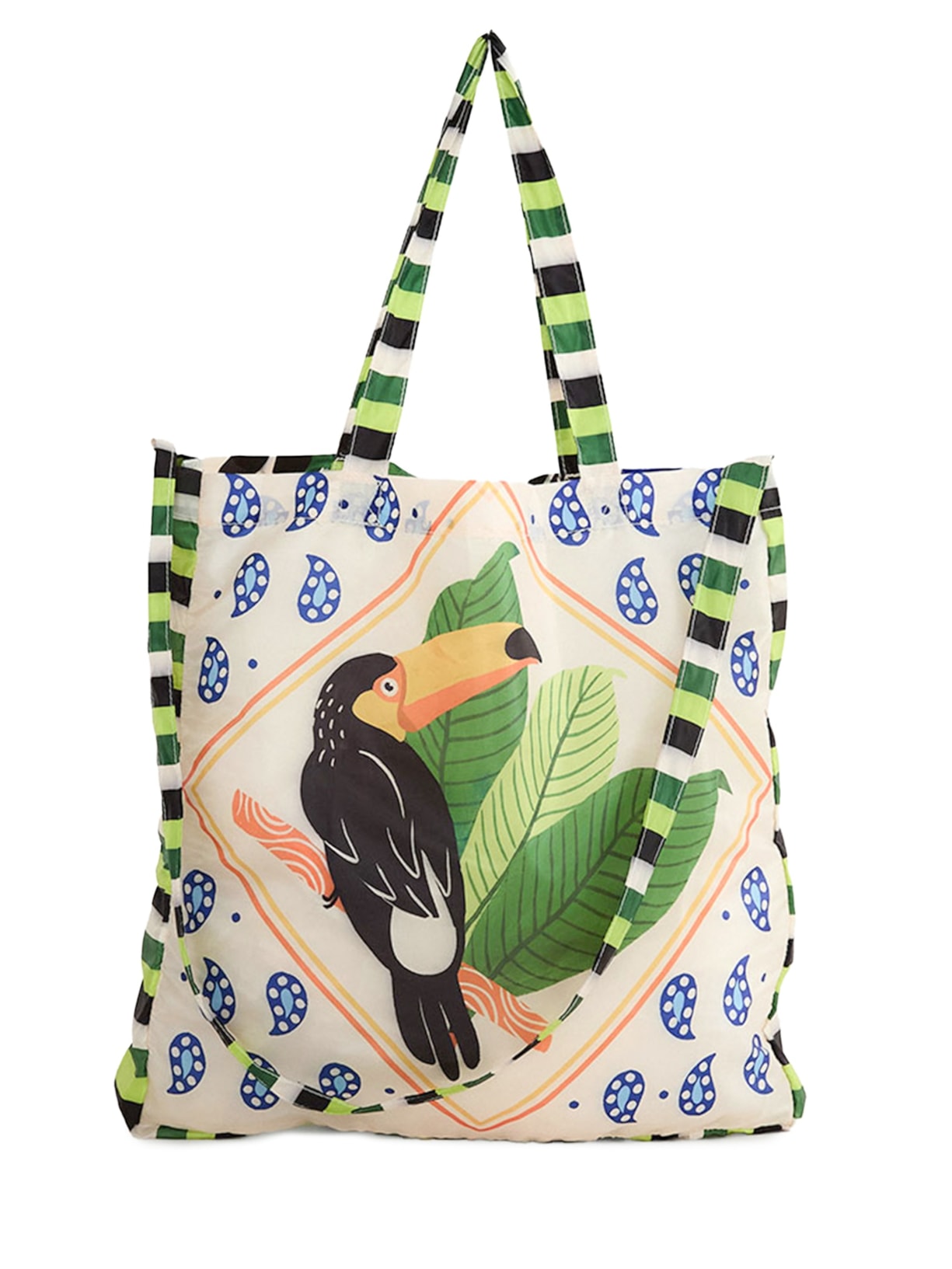 Sacolinha Feminina Me Leva Bossa Tucano Lenco Branco Farm Etc