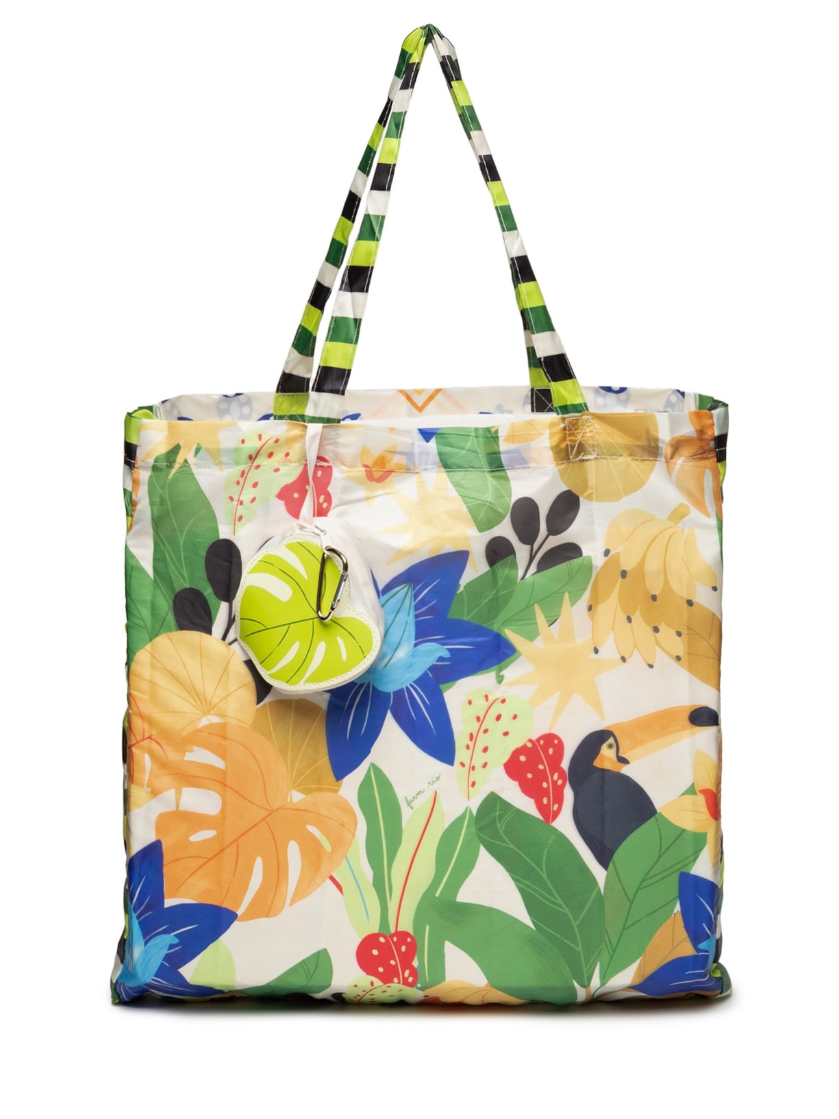 Sacolinha Feminina Me Leva Bossa Tucano Lenco Branco Farm Etc