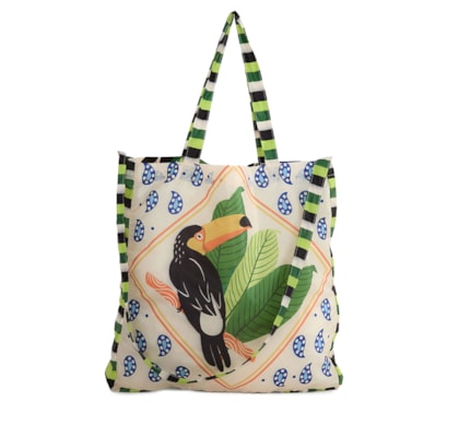 Sacolinha Feminina Me Leva Bossa Tucano Lenco - Branco