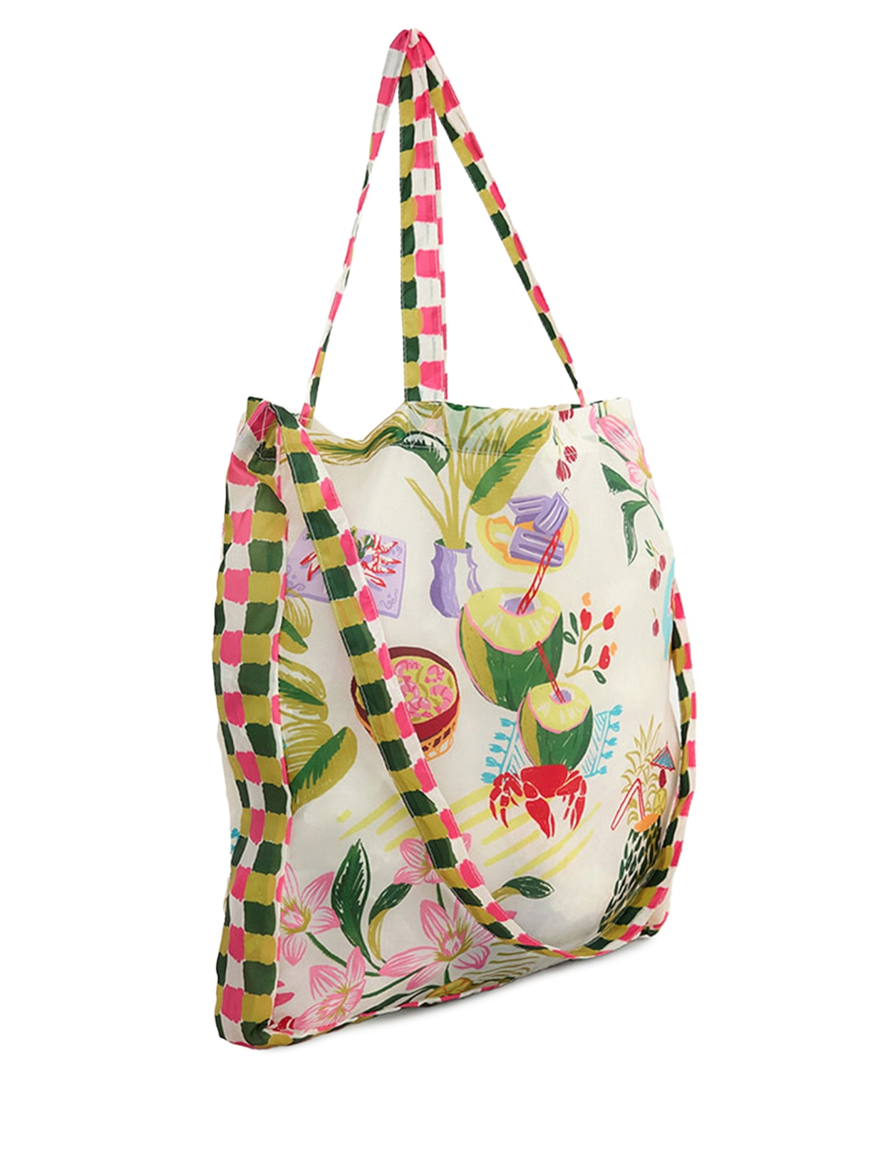 Sacolinha Feminina Me Leva Comida De Praia Branco Farm Etc