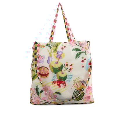 Sacolinha Feminina Me Leva Comida De Praia - Branco