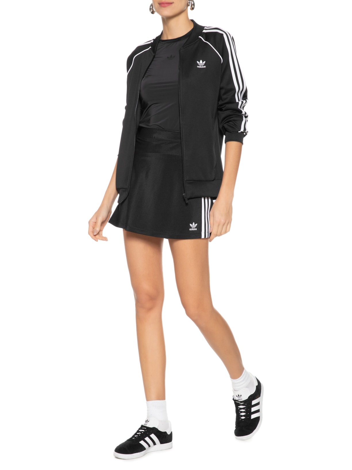 Saia 3S Mini Preto Adidas Originals