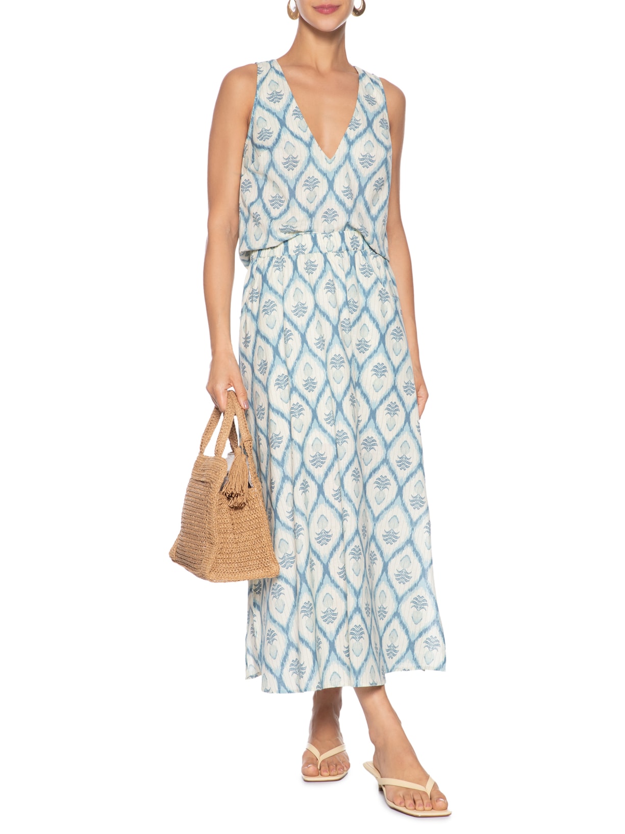 Saia Abacaxi II Azul Le Lis