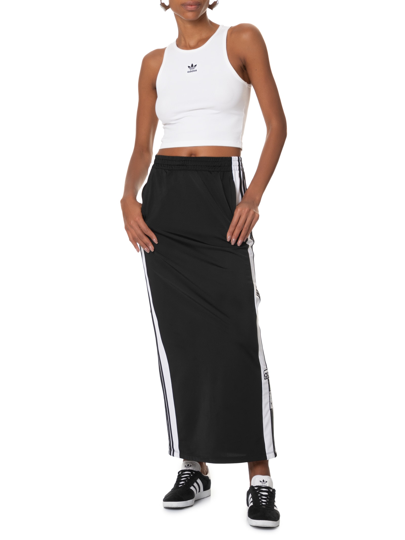Adidas Originals - Saia Adbreak Maxi Skirt - Preto