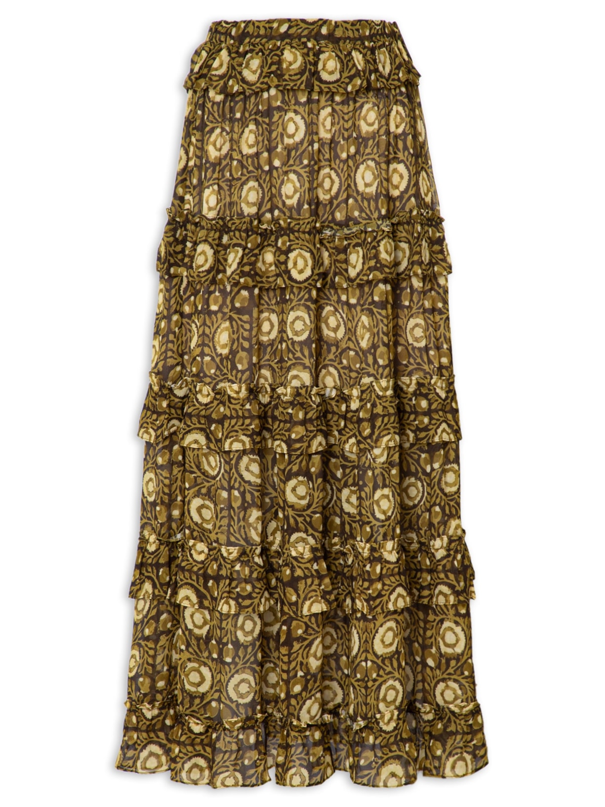 Saia Agra Midi - Verde