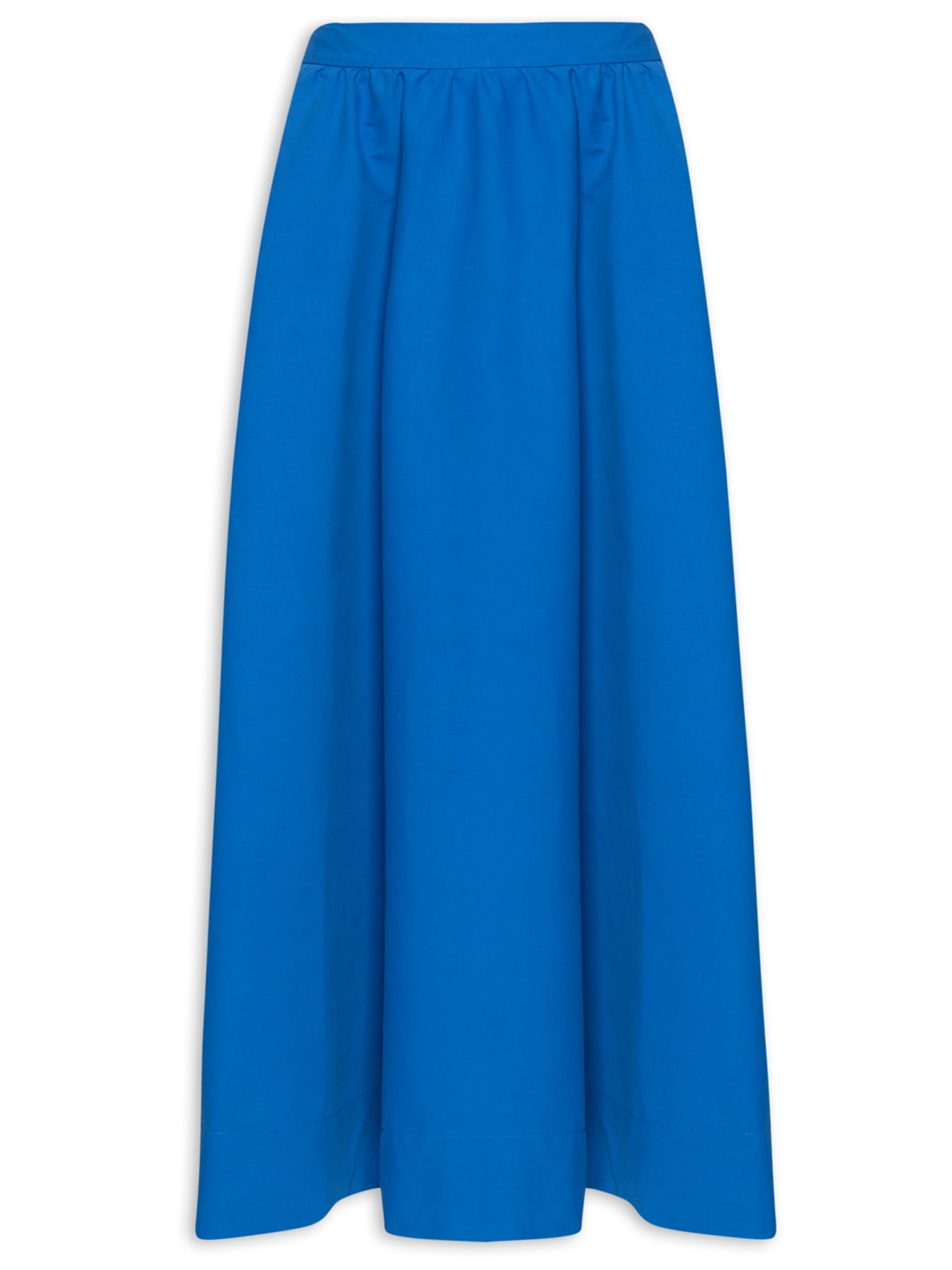 Saia Ampla Bolso - Azul