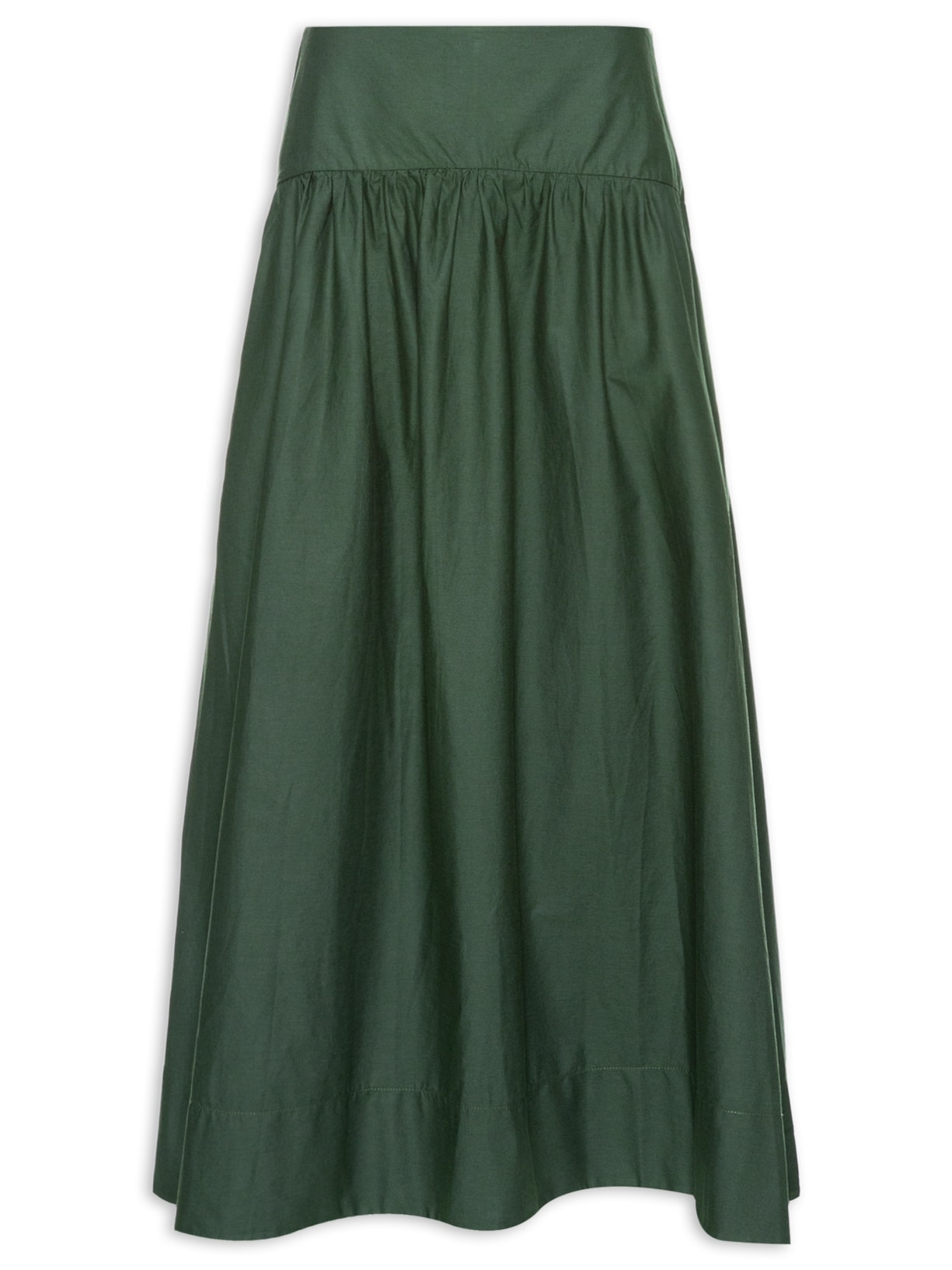 Saia Ampla Pala Bolso - Verde