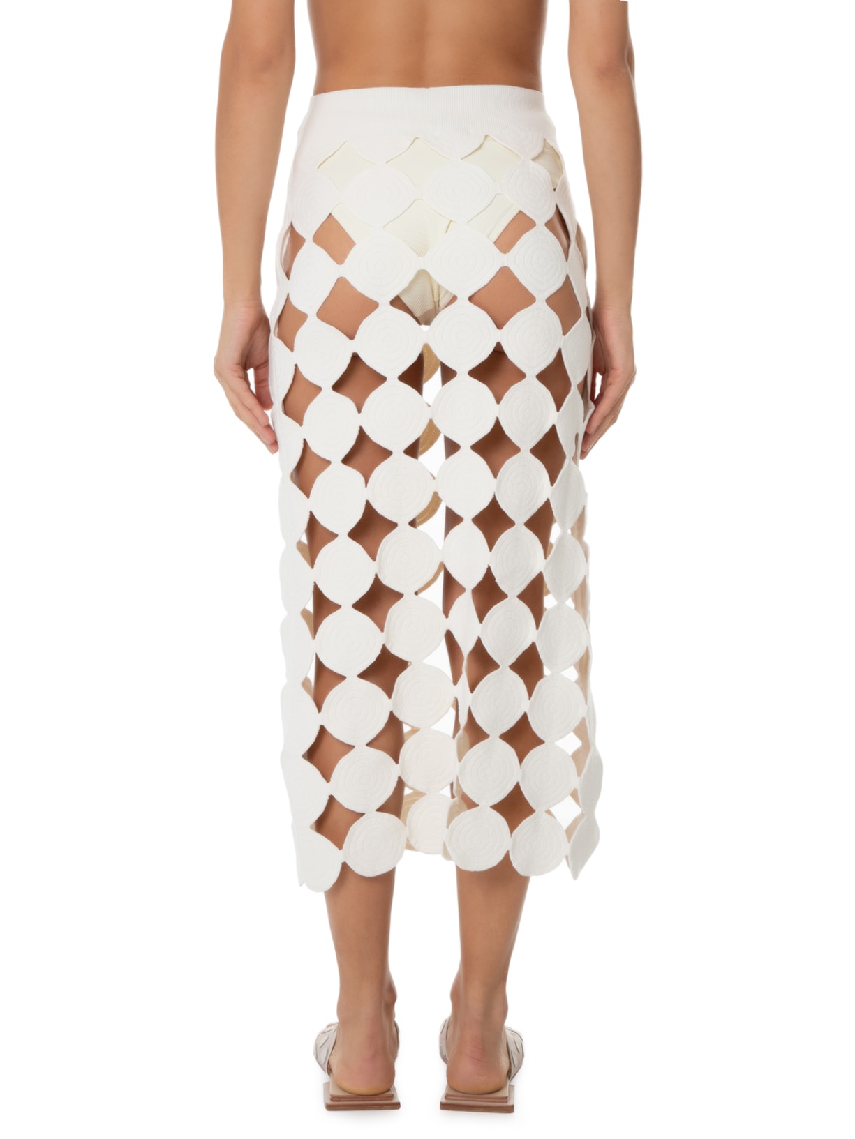 Saia Balneário Off White Anselmi