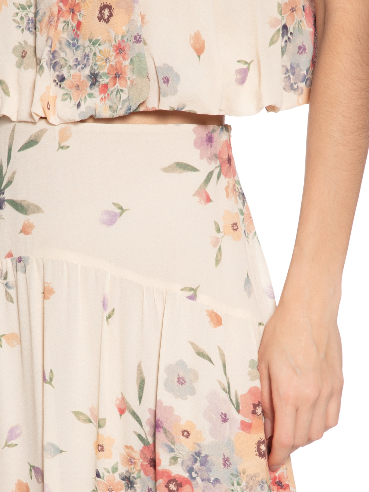 Saia Balonê Allure Bege Maria Filó