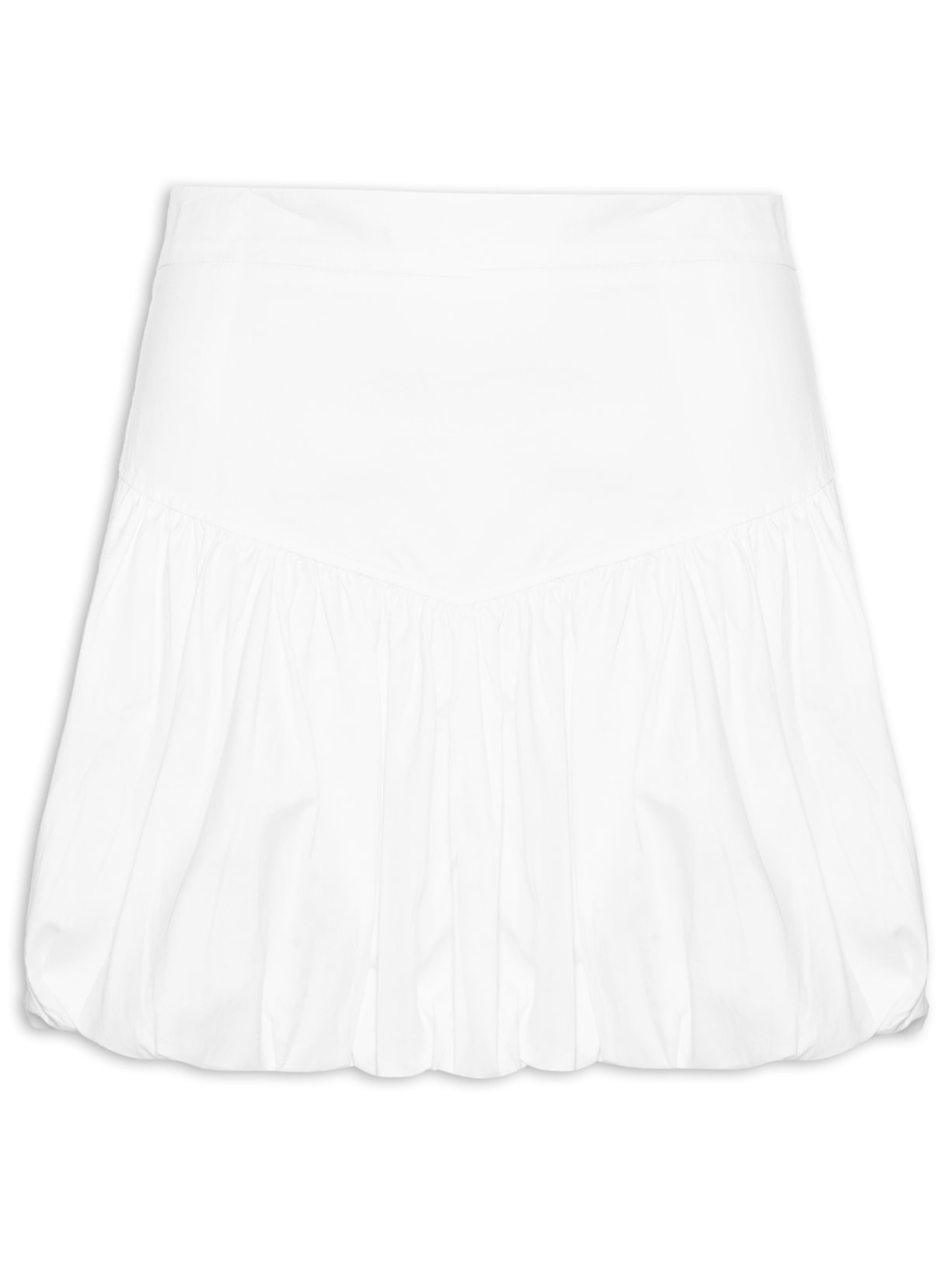 Saia Balonê Curta - Branco