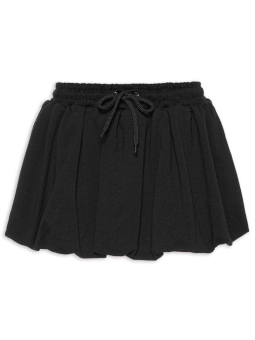 Saia Balonê Moletom - Preto