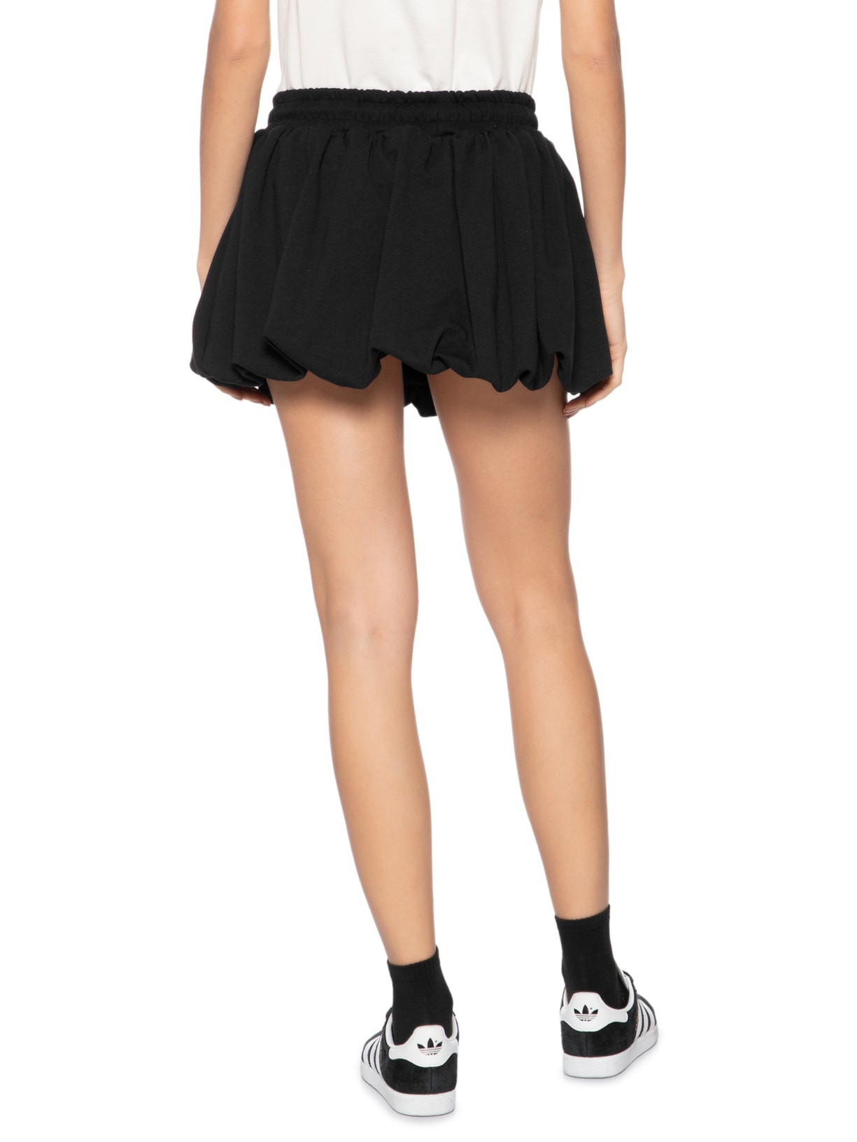 Saia Balonê Moletom Preto Farm