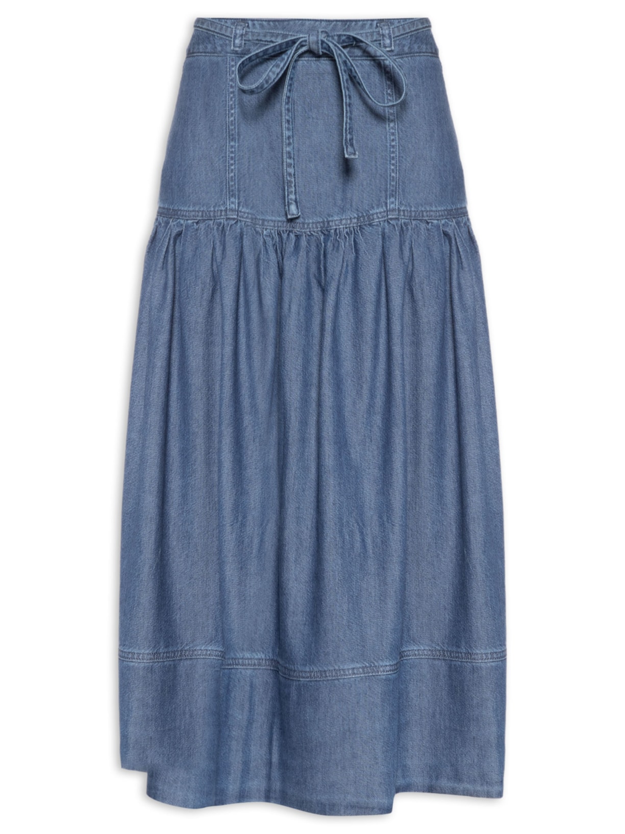 Saia Becky Fluity Dark - Azul