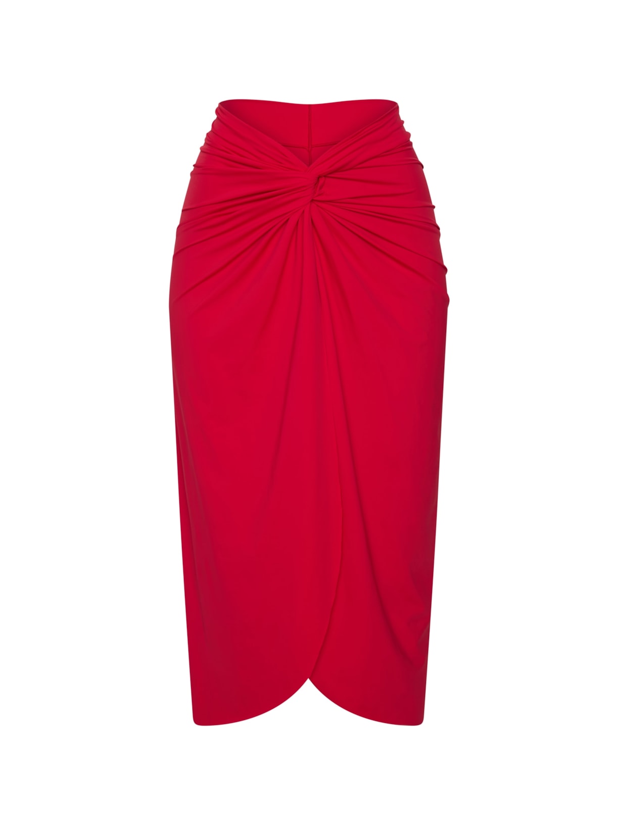 Saia Bio Com Trançado Fronta - Vermelha