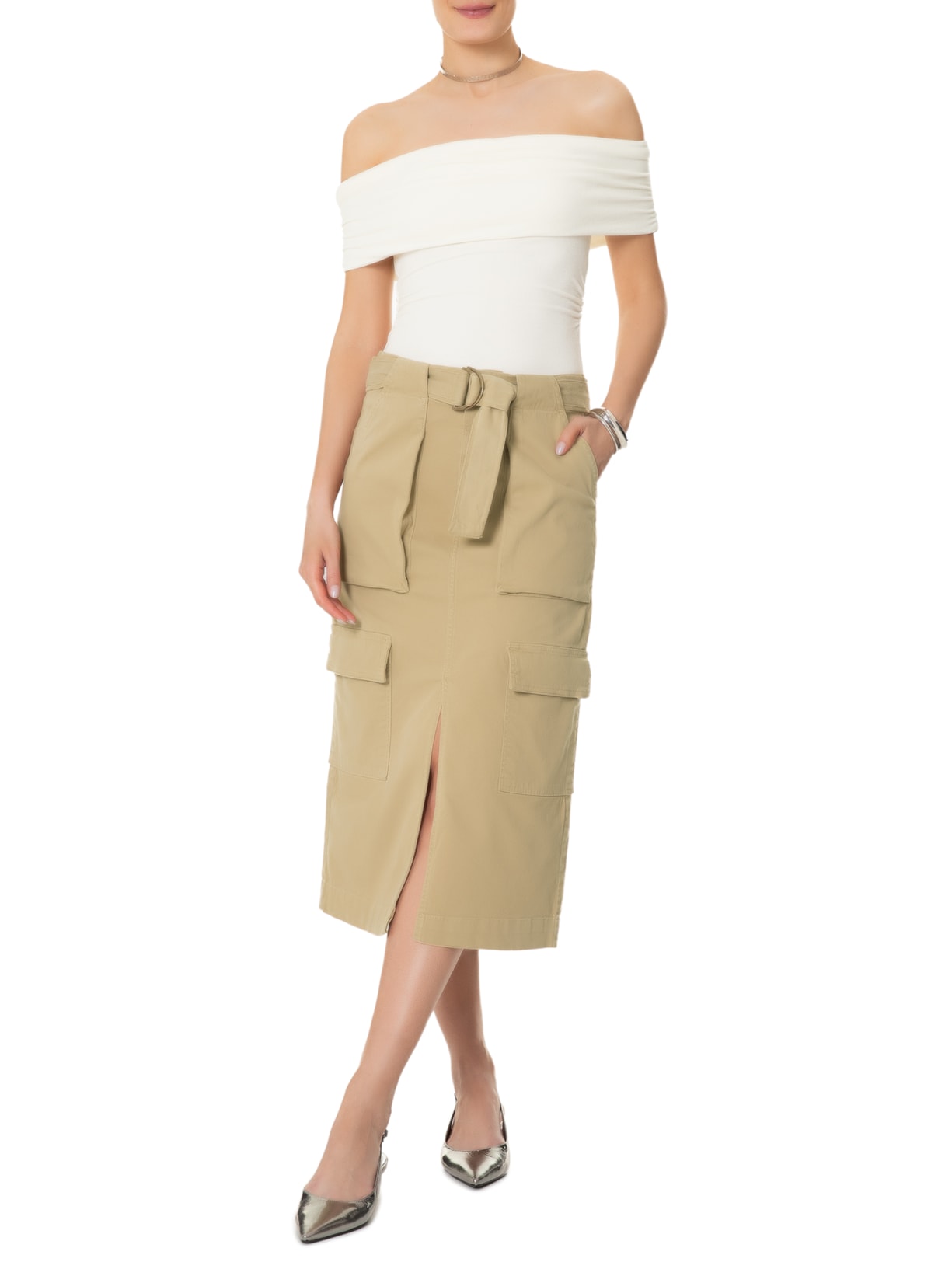 Saia Celina Sarja Bege Bo.bô