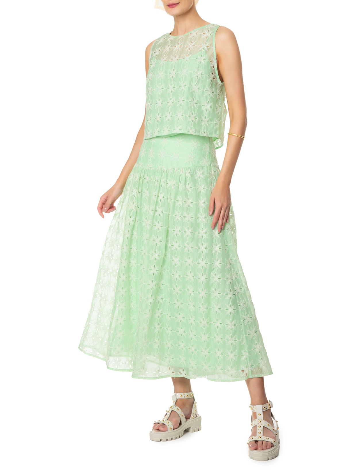 Saia Cidreira Verde Mixed