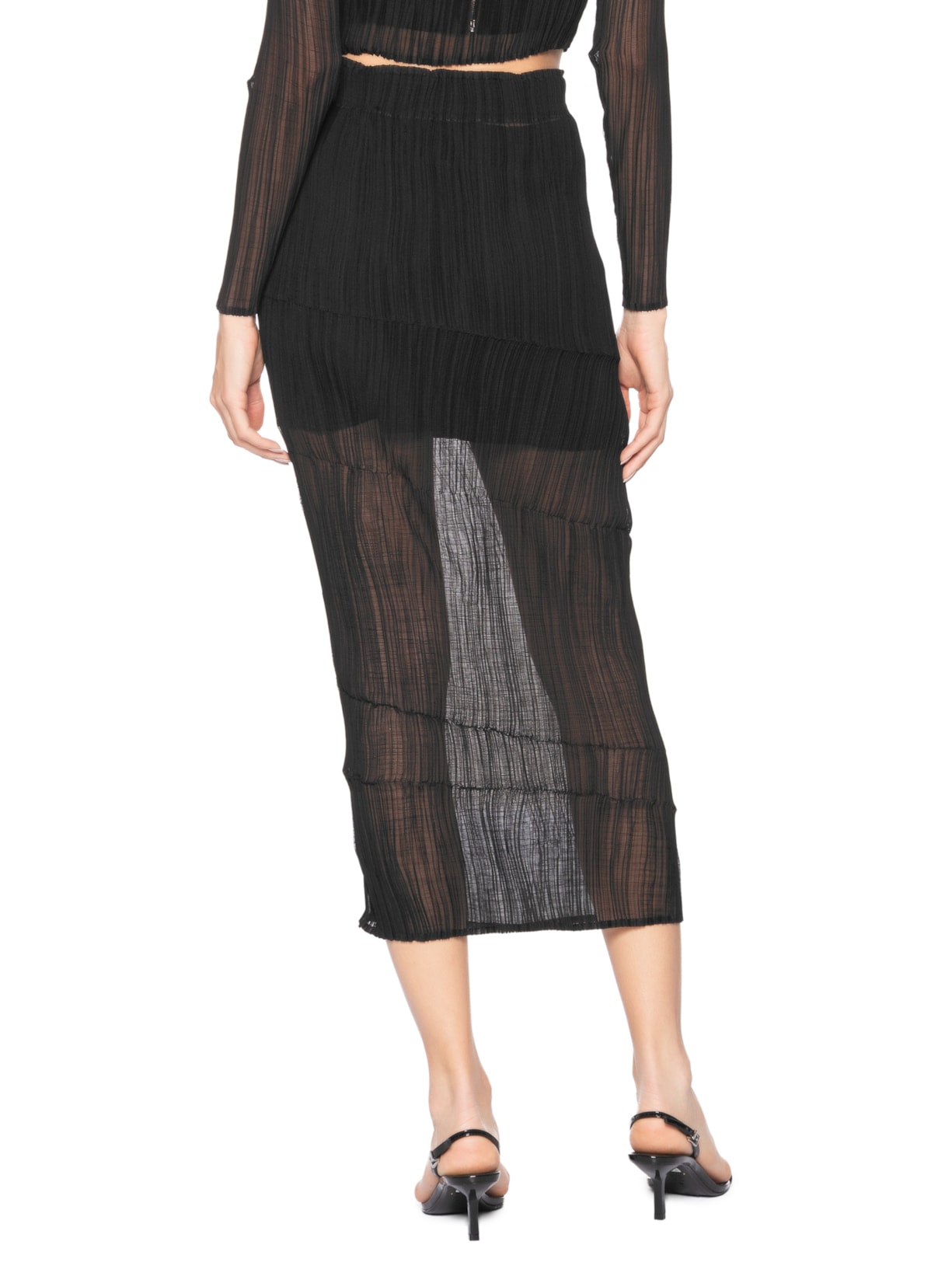 Saia Clarice Preto Neriage