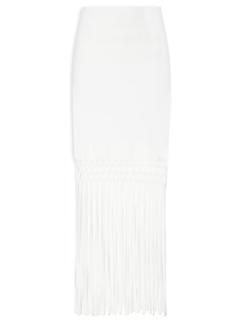 Saia Com Franjas - Off White