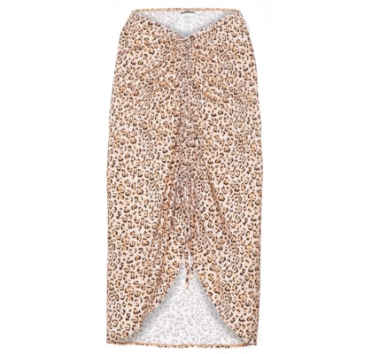 Saia Com Regulagem Onça Casati - Animal Print