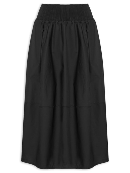 Saia Cós Lastex - Preto