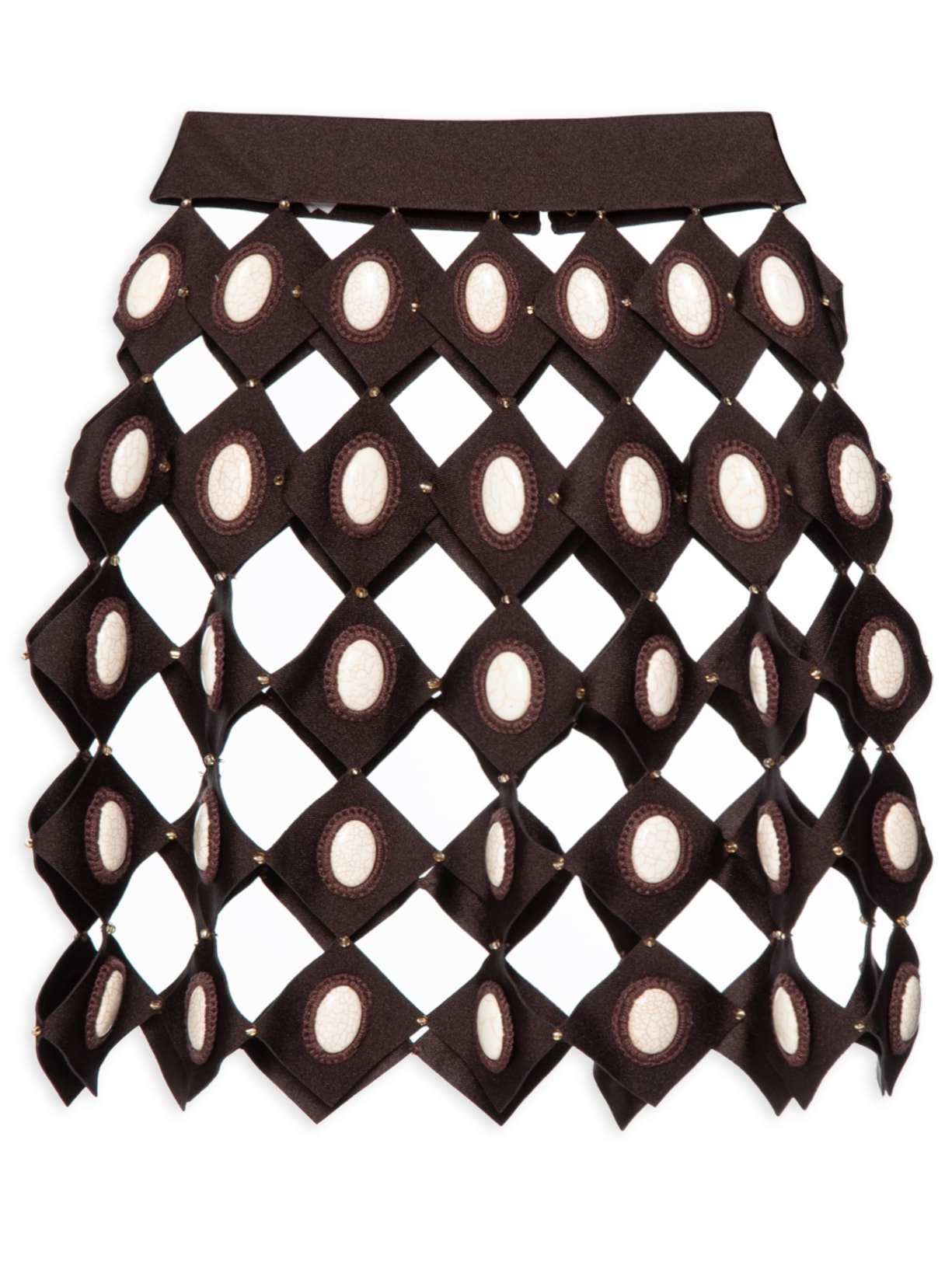 Saia Costa Esmeralda - Marrom