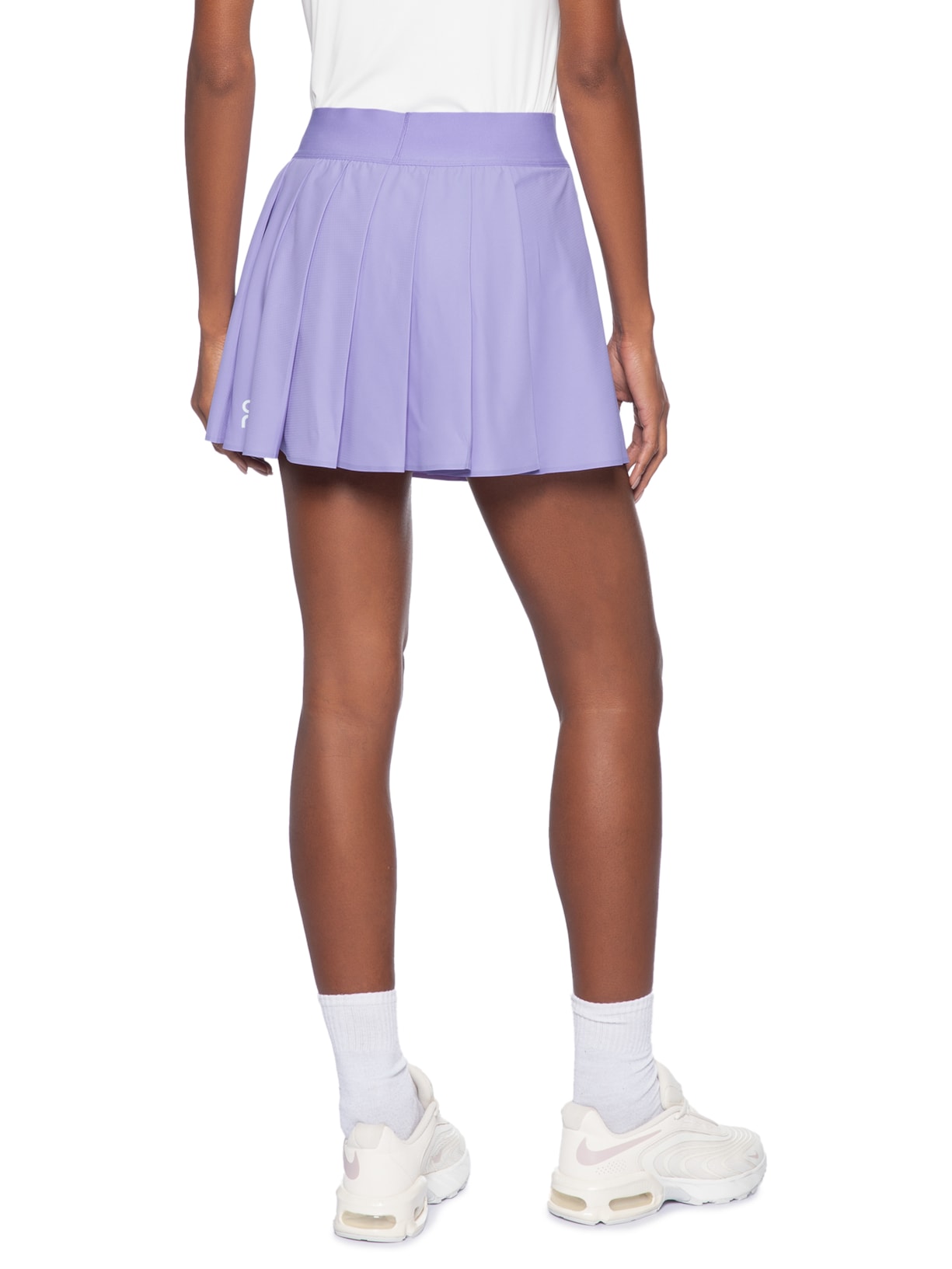Saia Court Skirt Pleated 1 Roxo On Running