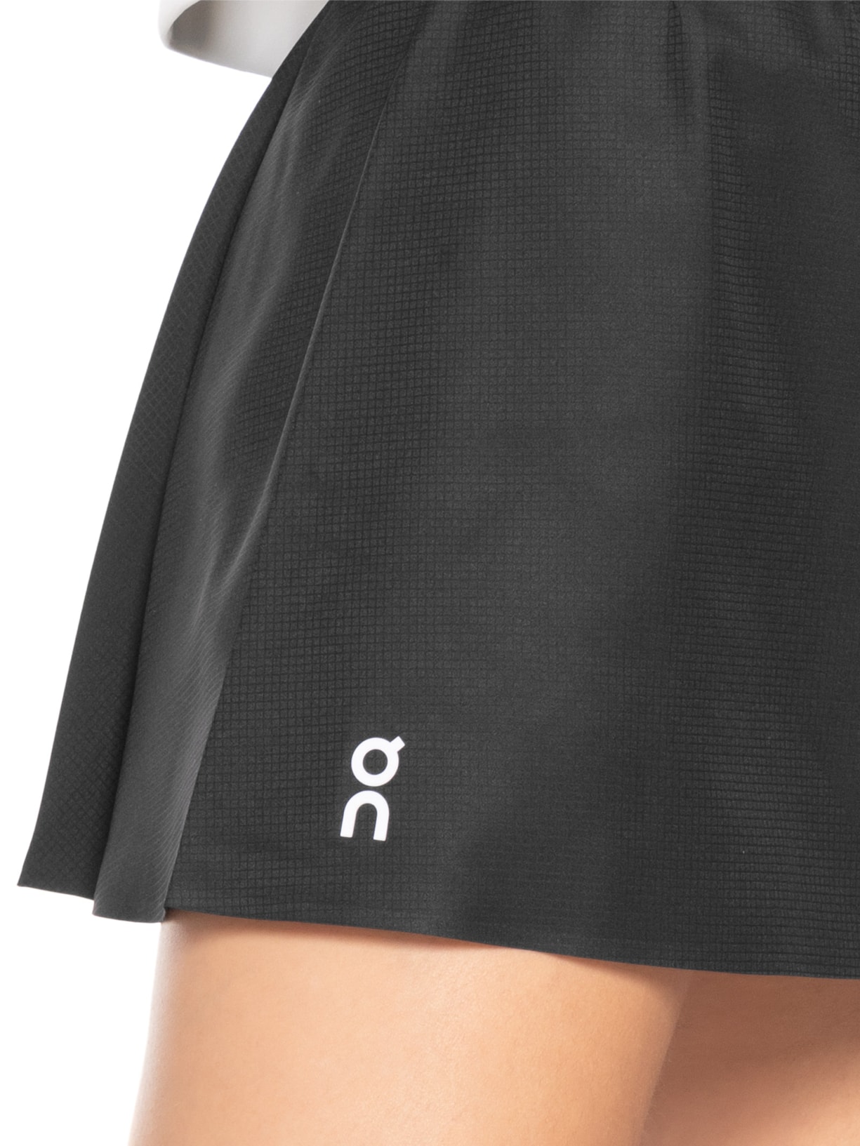 Saia Court Skirt Pleated Preto On Running