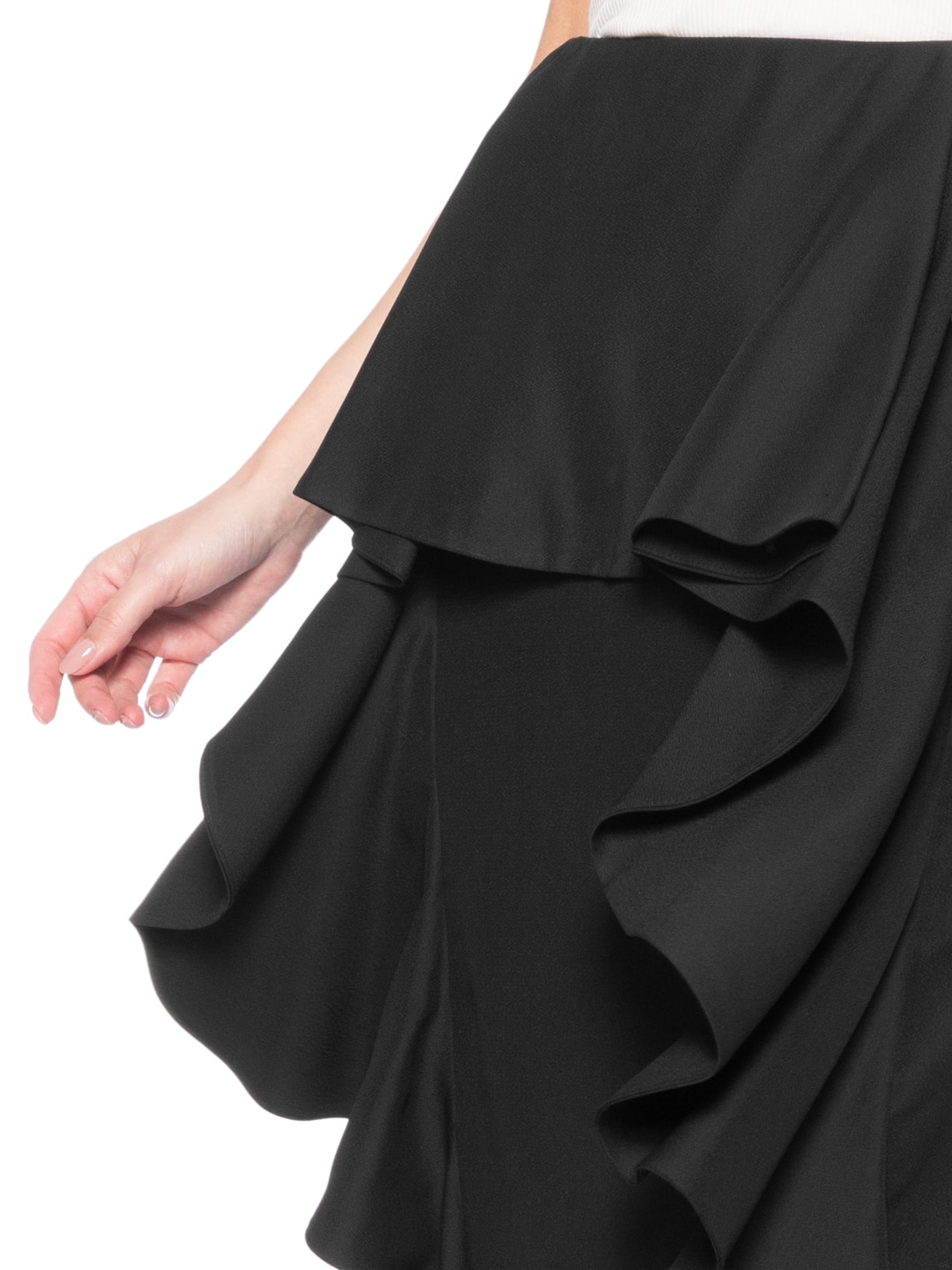 Saia Crepe Classic Ramona – Preto Nk
