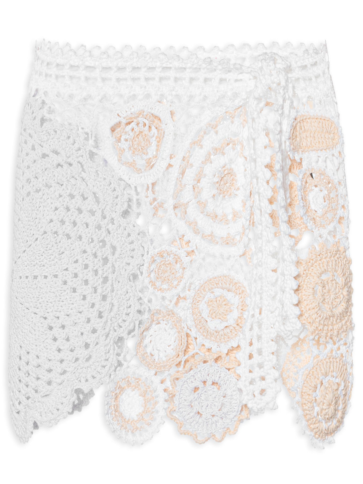 Saia Crochet Gabriela - Branco