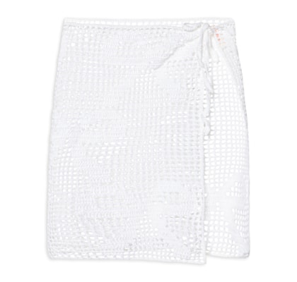 Saia Crochet Luana - Branco