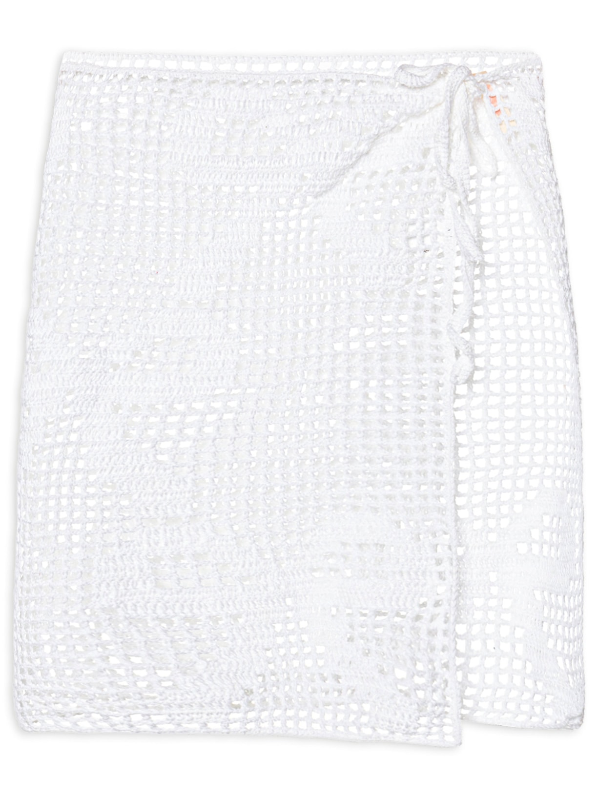 Saia Crochet Luana - Branco