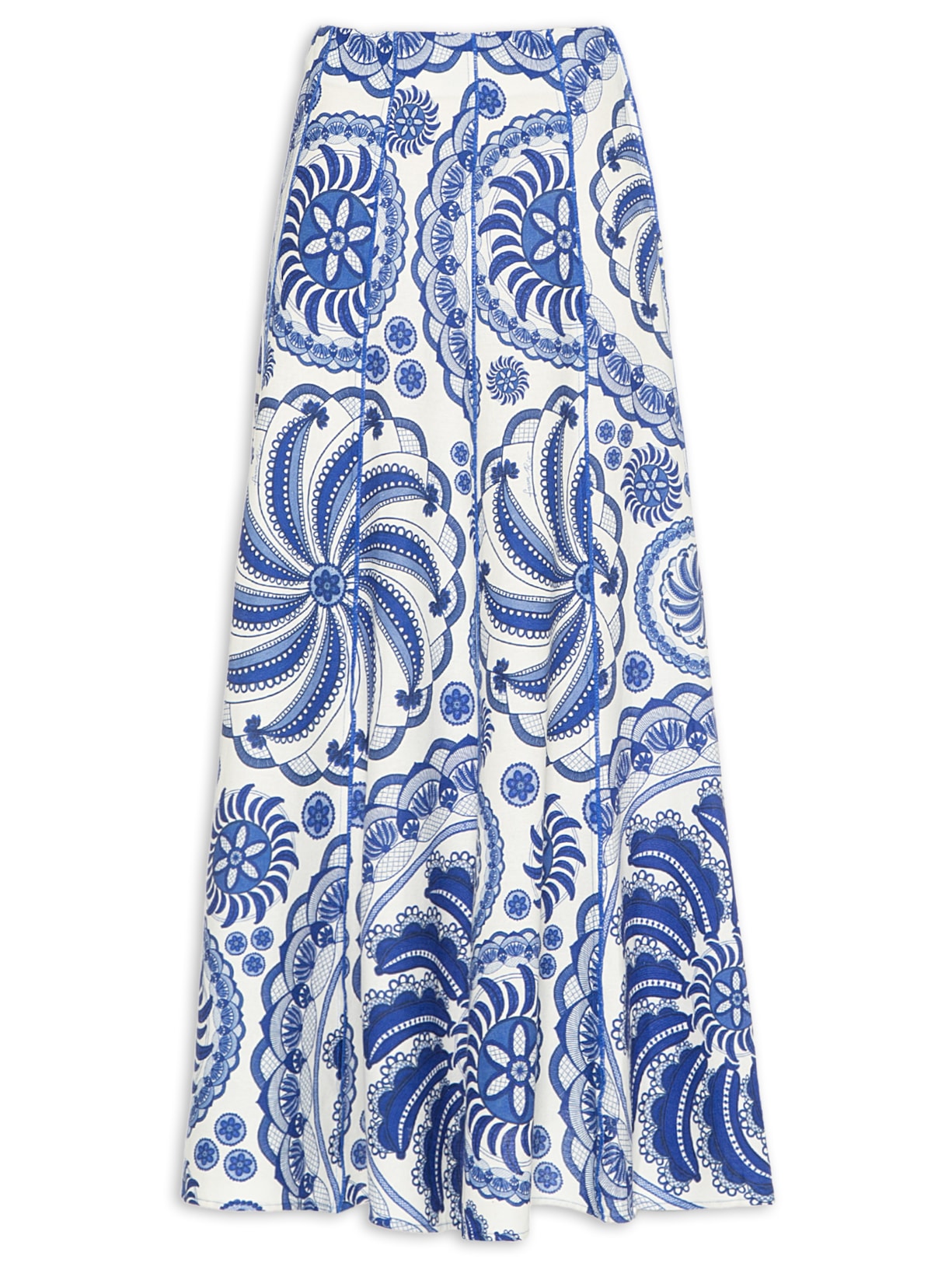 Saia Cropped Delicadeza De Banana - Azul