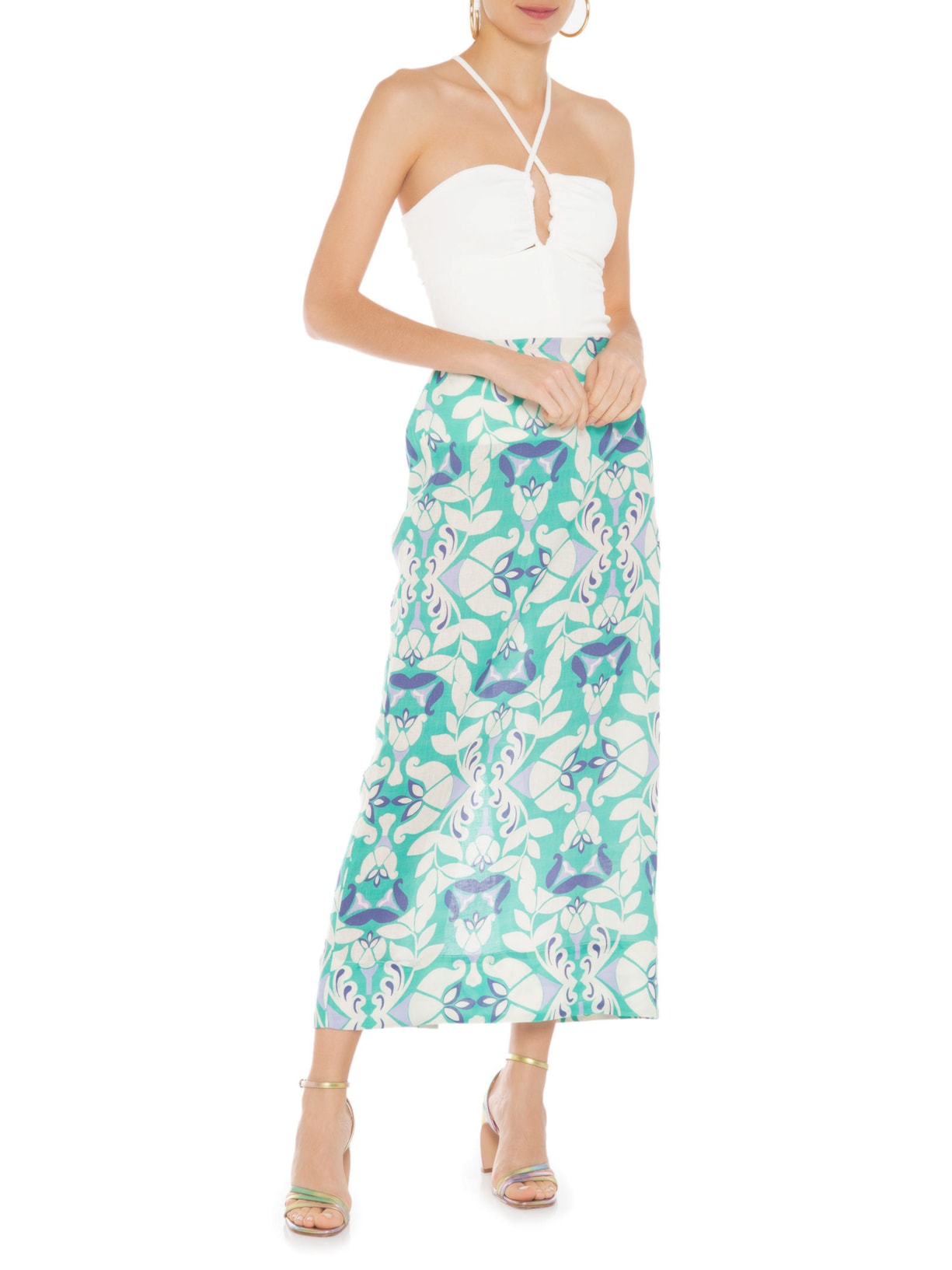 Saia Cuba Verde Bo.bô