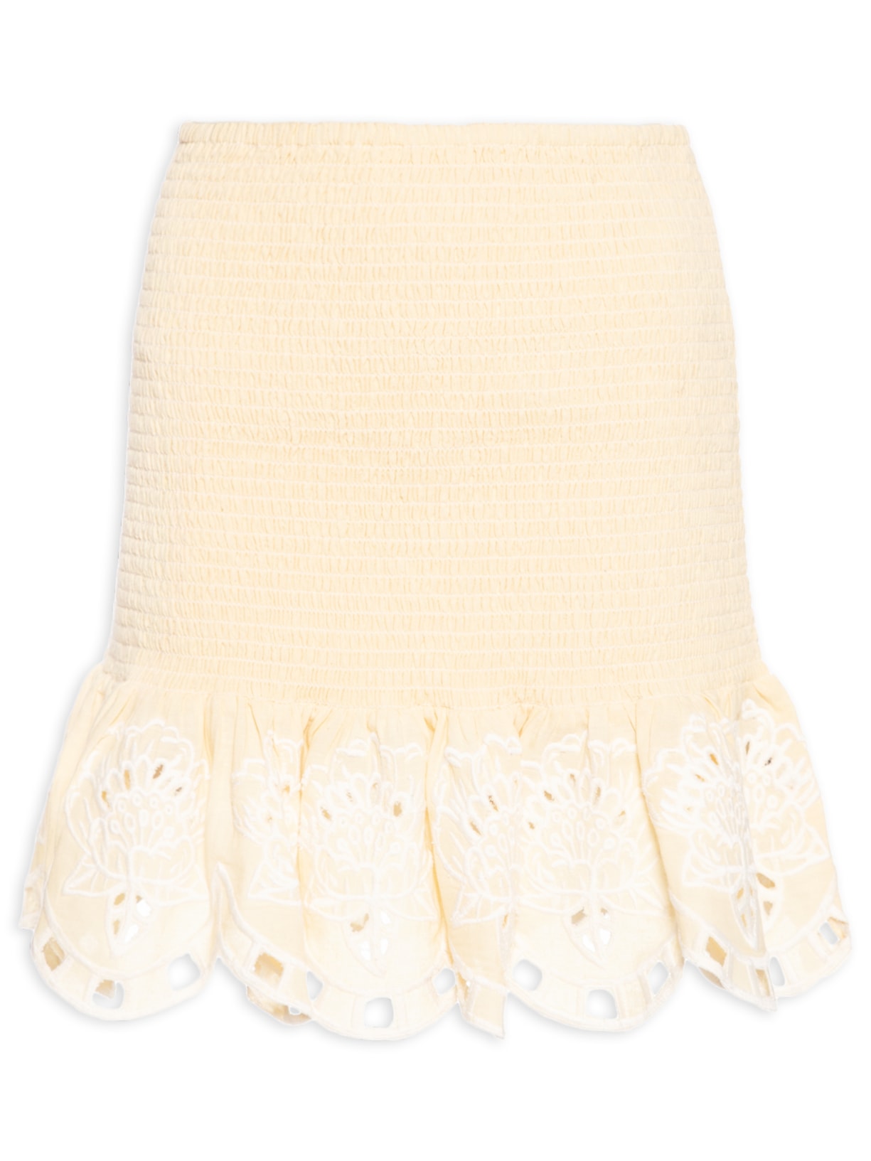 Saia Curta Artesanal Bosque Chique - Amarelo