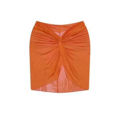 saia curta em tule guaraná