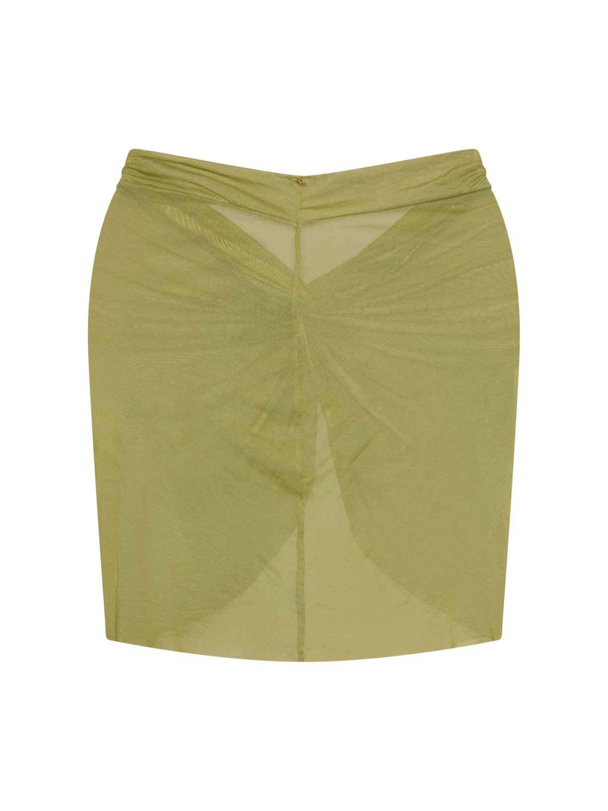 saia curta em tule pistache Suntime