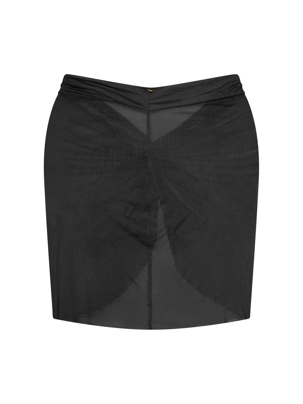 saia curta em tule preta Suntime