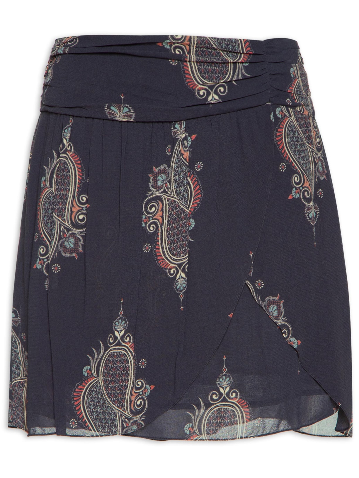 Saia Curta GGT Estampa Eclat - Preto