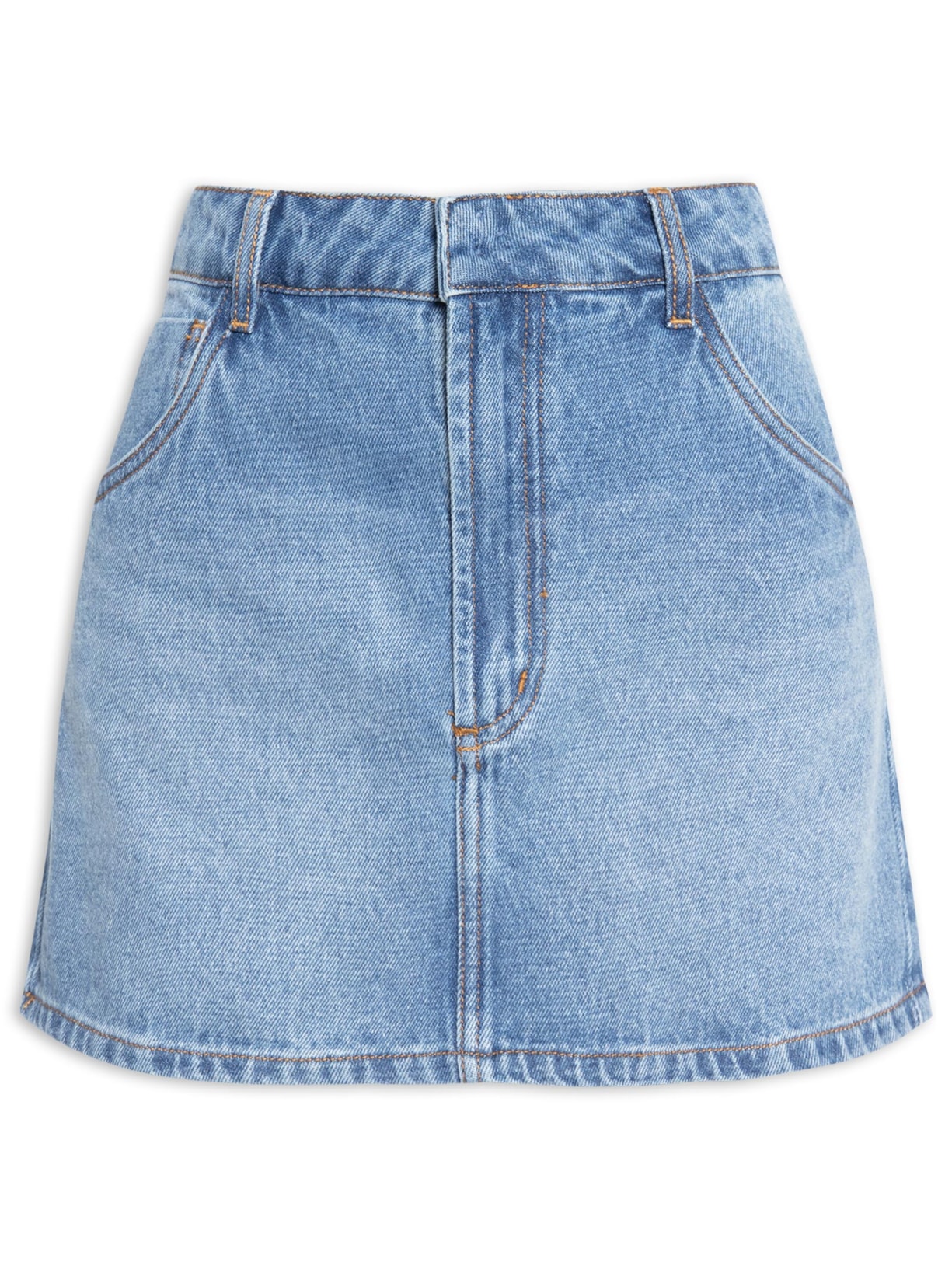 Saia Curta Jeans - Azul